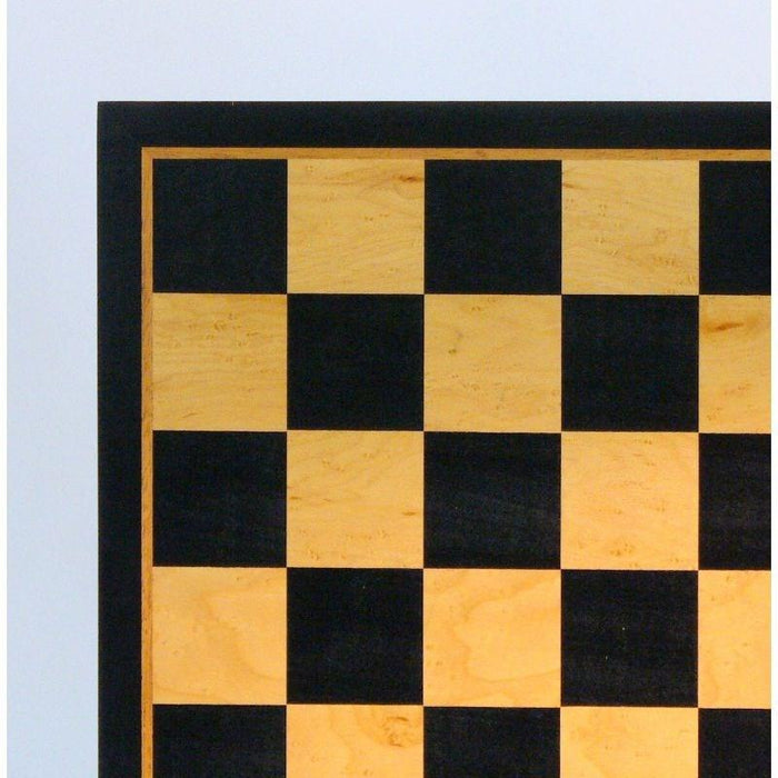 Black & Birdseye Maple Veneer Chess Board (52cm)