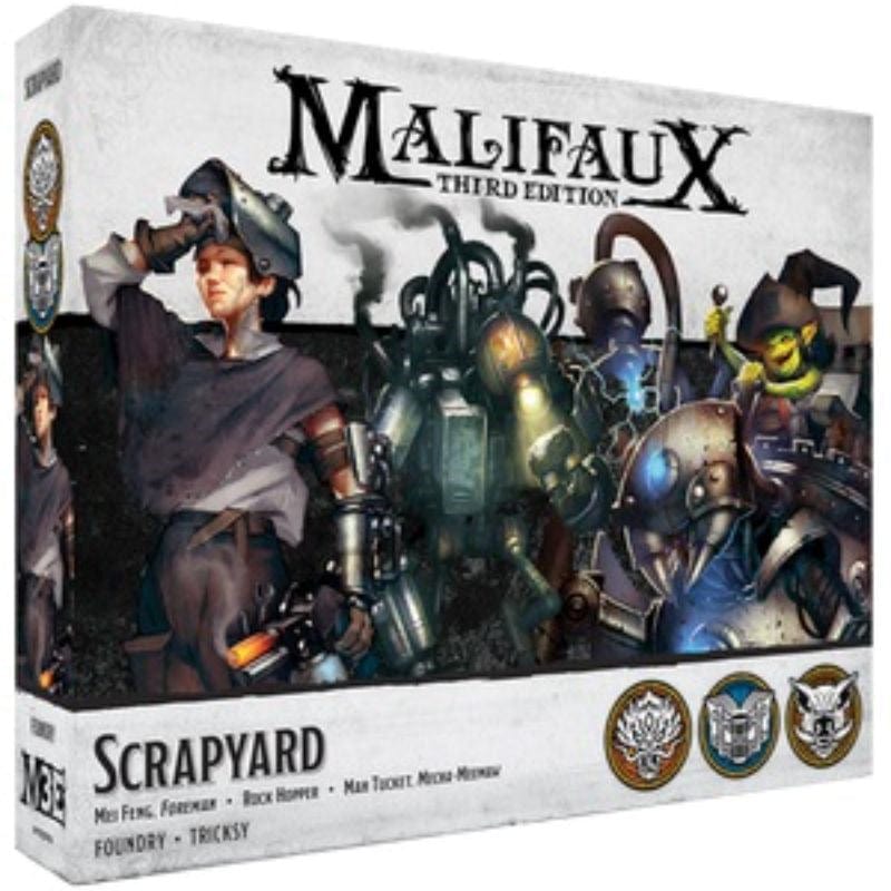 Wyrd Miniatures Miniatures Malifaux - Bayou & Ten Thunders - Scrapyard - Mei Feng, Mah Tucket, Rock Hopper